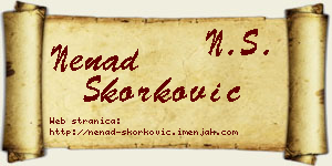 Nenad Skorković vizit kartica